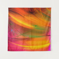 gele abstracte fractale achtergrond 3d rendering3d