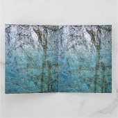 Gele abstracte gevouwen wenskaart,Helder van kleur Kaart (Binnen)