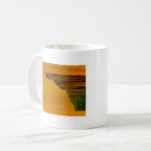 Gele Abstracte Mok (Voorkant links)