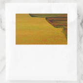 Gele Abstracte Sticker (Tas)