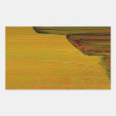 Gele Abstracte Sticker (Voorkant)