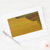 Gele Abstracte Sticker (Envelop)