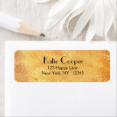 Gele Abstracte textuur Etiket (Insitu)