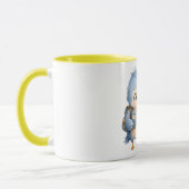 Gele Accent Mok Vogel Broers en Zusters (Links)