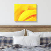 gele achtergrond. waterverf op papier canvas afdruk (Insitu (Slaapkamer))