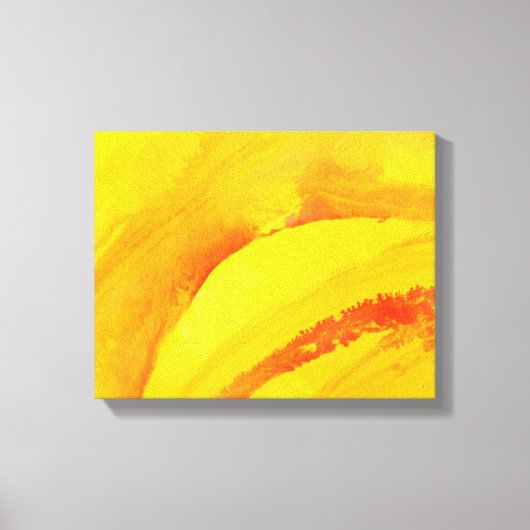 gele achtergrond. waterverf op papier canvas afdruk (Voorkant)