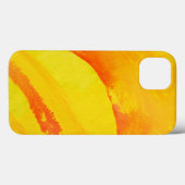 gele achtergrond. waterverf op papier Case-Mate iPhone case (Achterkant (horizontaal))