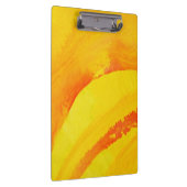 gele achtergrond. waterverf op papier klembord (Rechts)