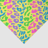 Gele achterkant luipaard tissuepapier (Detail)