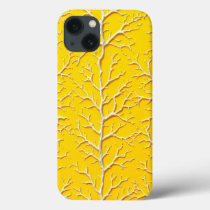 Gele adertextuur iPhone-hoesje Stijlvolle stijl Case-Mate iPhone Case