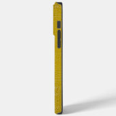 Gele alligator textuur print Case-Mate iPhone case (Achterkant / Links)