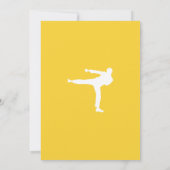 Gele Amber Martial Arts Kaart (Achterkant)