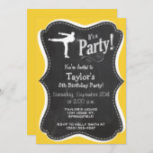 Gele Amber Martial Arts Kaart (Voorkant / Achterkant)