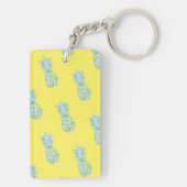Gele Ananas Aloha Sleutelhanger (achterkant)