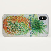 Gele ananas fruit Beachy Tropische Vibes Case-Mate iPhone Case (Achterkant (horizontaal))