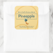 Gele Ananas Stijl Moderne Soja Kaarsen Labels (Tas)