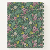  gele andelions roze gele gezichtsvelden pansies notitieboek (Achterkant)