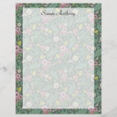  gele andelions Roze Roze gezicht papier (Achterkant)