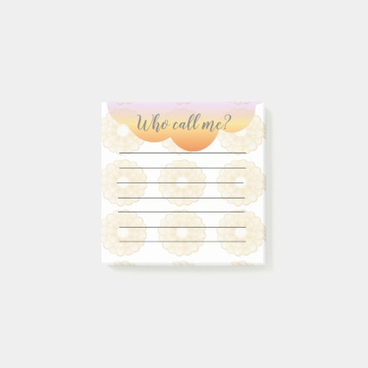 Gele Anemone die me post-it notities noemt Post-it® Notes (Voorkant)