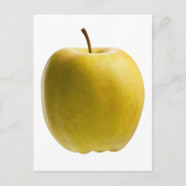 Gele appel briefkaart