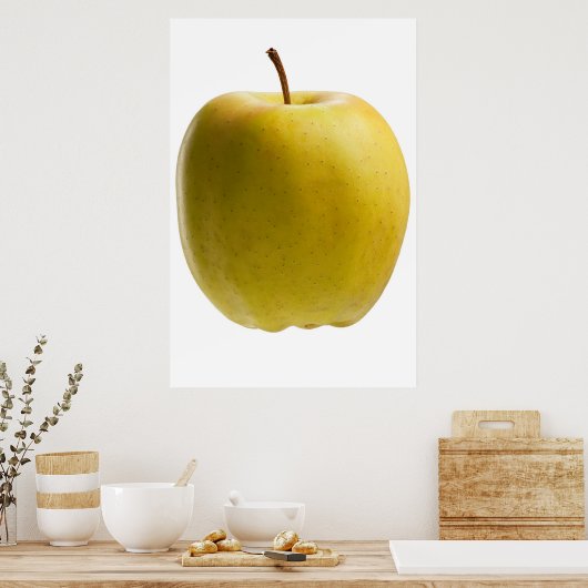 Gele appel poster (Keuken)