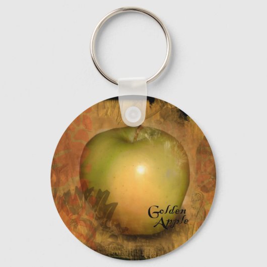 Gele appel sleutelhanger (Voorkant)