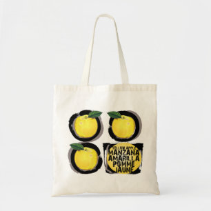 Gele appels Manzana Amarilla Pomme Jaune Tote Bag