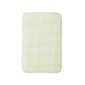 Gele Aqua Chevron Stippen Badmatten (Voorkant Verticaal)