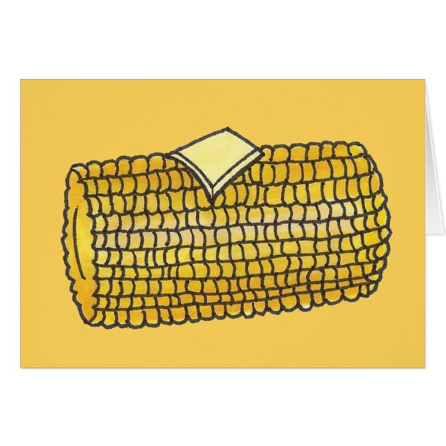Gele arendrik op de krab Corncob Butter Picnic (Voorkant Horizontaal)
