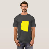 Gele Arizona T-shirt (Voorkant volledig)