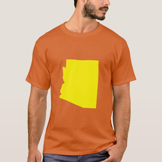 Gele Arizona T-shirt (Voorkant)