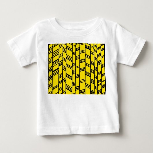 Gele Art Deco Lijnen (Voorkant)