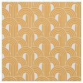 Gele Art Deco stijl stof. Stof (Swatch)