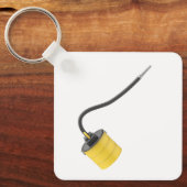 Gele asstofzuiger sleutelhanger (Voorkant)