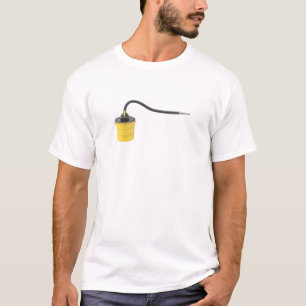 Gele asstofzuiger t-shirt