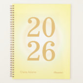 Gele Aura Big Jaar Planner (Voorkant)