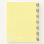 Gele Aura Swatch Engel Nummer Notitieboek (Achterkant)