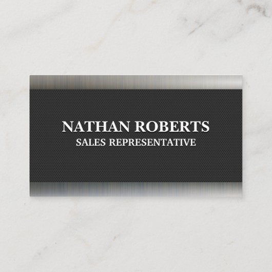 Gele auto | Mechanisch Visitekaartje (Achterkant)