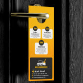 Gele Autowas Autodetailing Mobiele Autowas Deurhanger