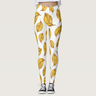 Gele Autumn Leaf Leggings