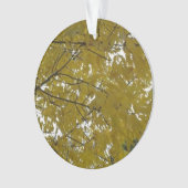 Gele Autumn Leaves Ornament (voorkant)