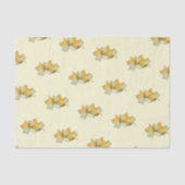 Gele Autumn Leaves Tissuepapier (Voorkant)