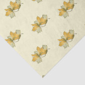 Gele Autumn Leaves Tissuepapier (Detail)