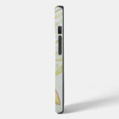 Gele Awareness Ribbon Angel Aangepaste iPhone Case (Achterkant / Links)