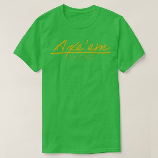 Gele Axeem-aansluitingen T-shirt (Design voorkant)