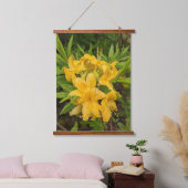 Gele Azalea Blooms Floral Hangend Wandkleed (Slaapkamer)