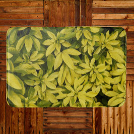 Gele Aziatische gelilies Floral Badmat