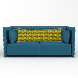 Gele Aziatische gelilies Floral Lichaamskussen