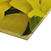 Gele Aziatische gelilies Floral Snijplank (Hoek)