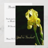 Gele Baardiris Kaart (Voorkant / Achterkant)